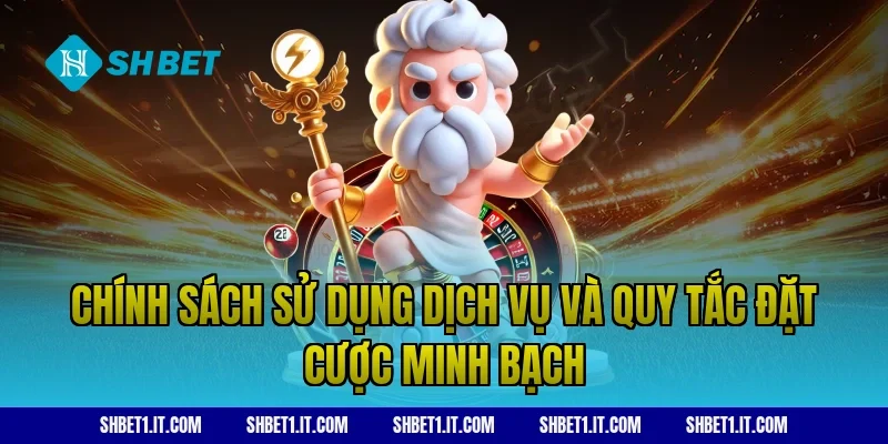 Chính sách sử dụng dịch vụ và quy tắc đặt cược minh bạch