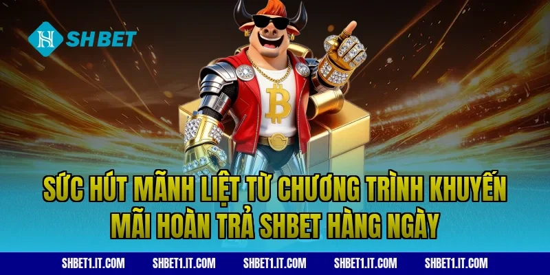 Sức hút mãnh liệt từ chương trình khuyến mãi hoàn trả SHBET hàng ngày