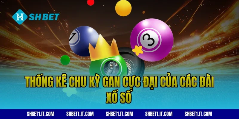 Thống kê chu kỳ gan cực đại của các đài xổ số